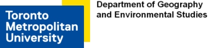 Department of Geography and Environmental Studies, Ryerson University